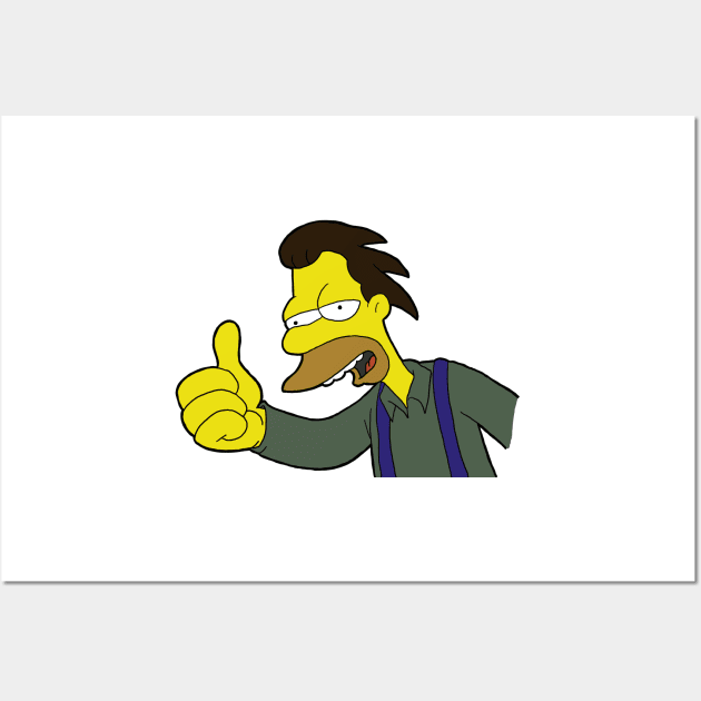 Thumbs Up Lenny Wall Art by HBogart